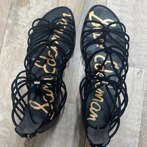 Sam Edelman Black Strappy Sandals